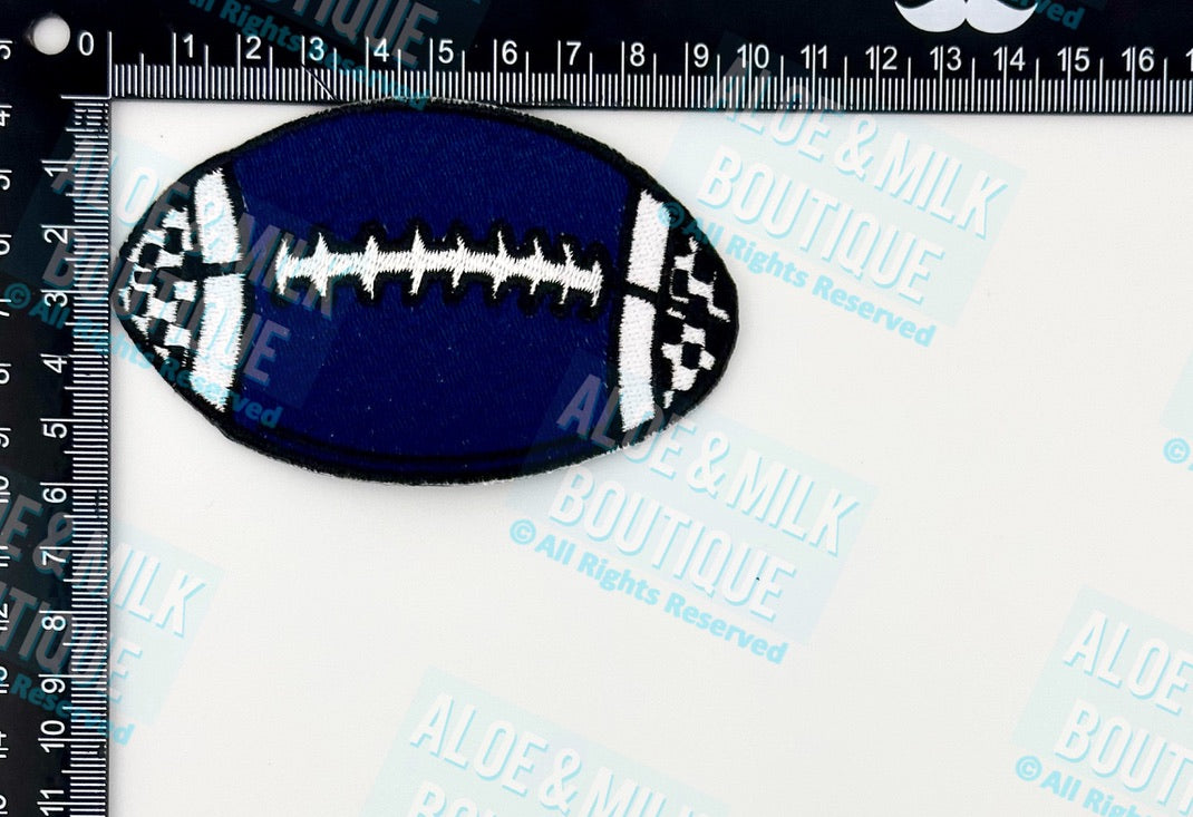 Football Team Color Embroidered Patch
