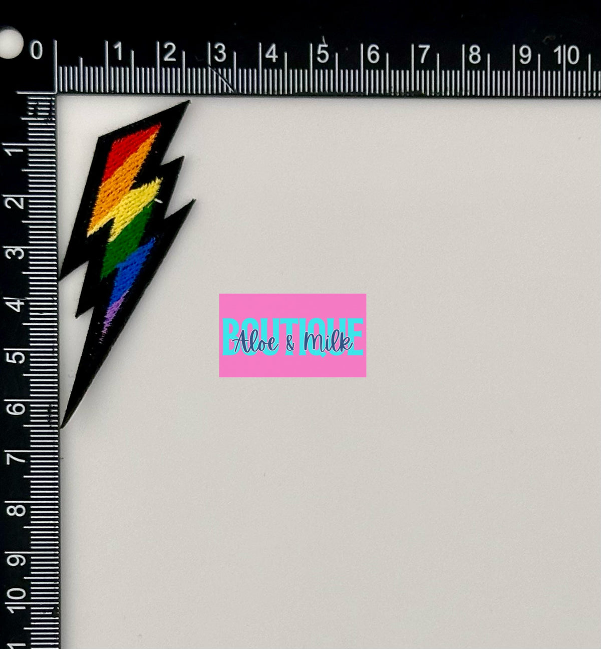 Rainbow Lighting Bolt Patch