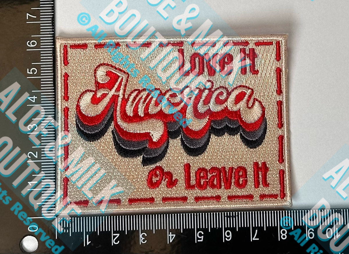 America Love it Leave it, usa patches, america patch