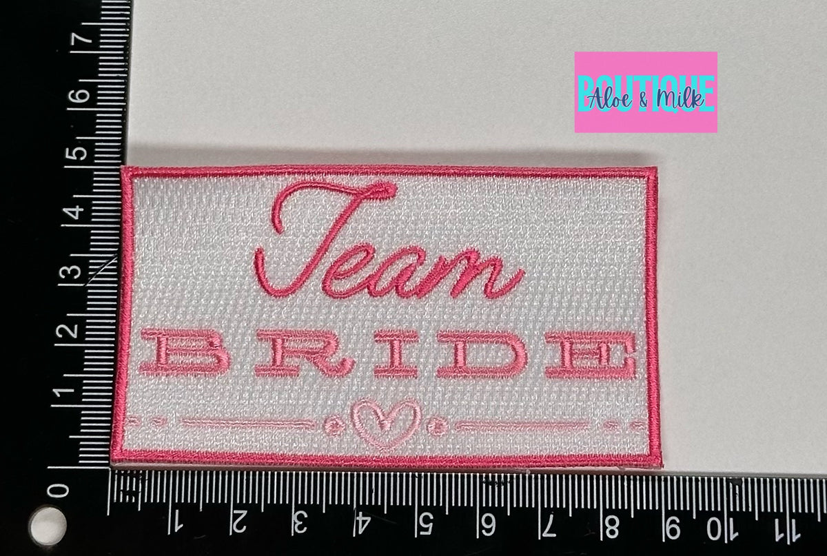 Team Bride Team Groom, wedding patches, bridesmaid hat, groom hats