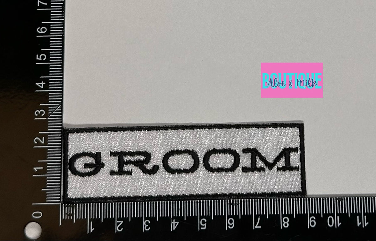 Bride and Groom patch, bride patches, groom gift, bridal patches, wedding patch