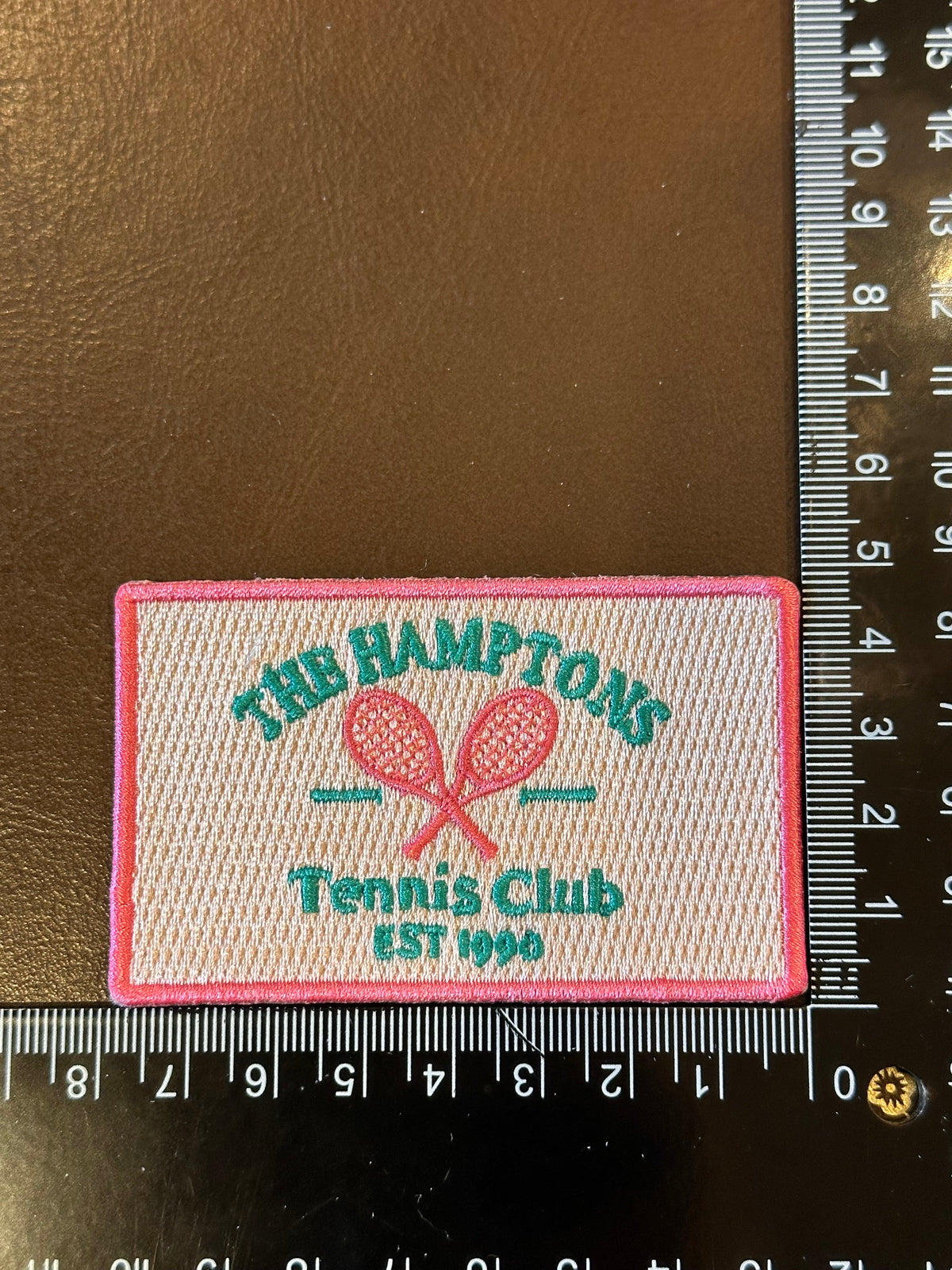 The Hamptons Tennis Club Patch, tennis patches, tennis patch, hamptons patch