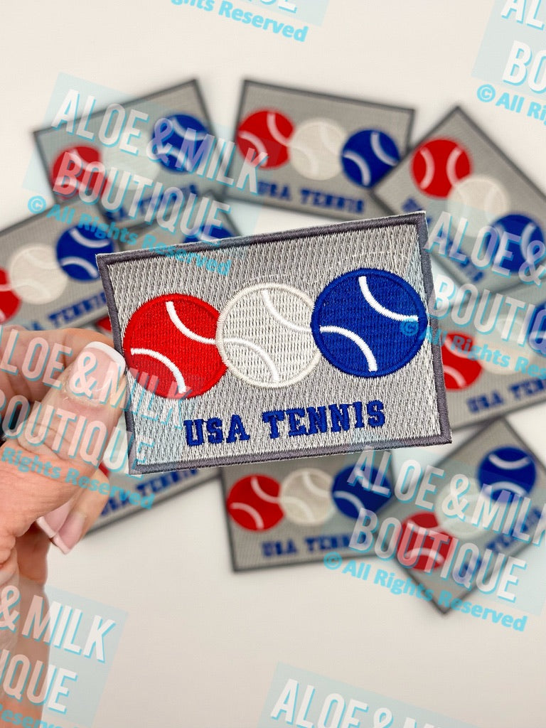 Tennis USA Patch