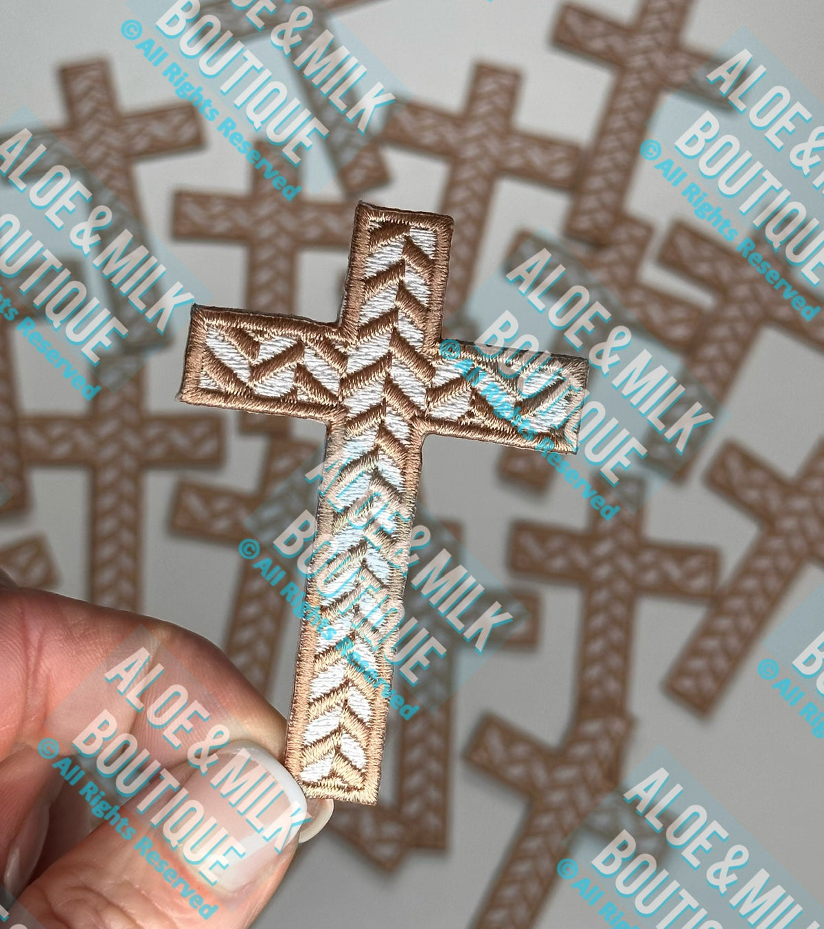 Cross Chevron Patch