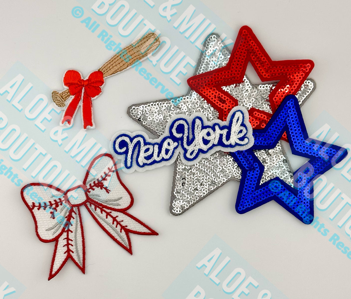 Chainstitch New York Patch, Game Day, Baseball
