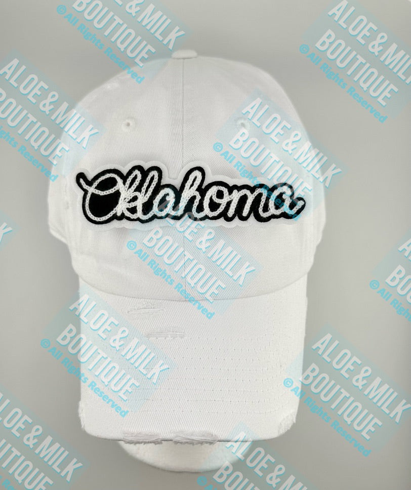 Chainstitch Oklahoma Patch, OSU, Football, Gameday, Oklahoma