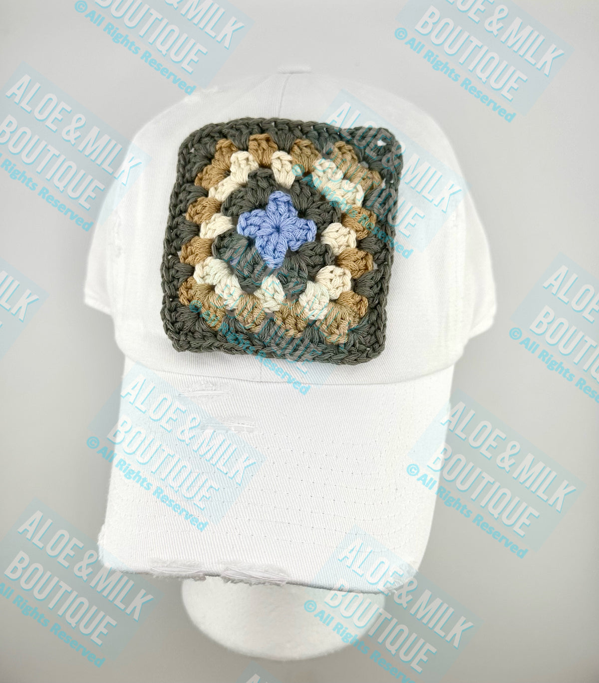 Granny Squares Crochet Earth Tones