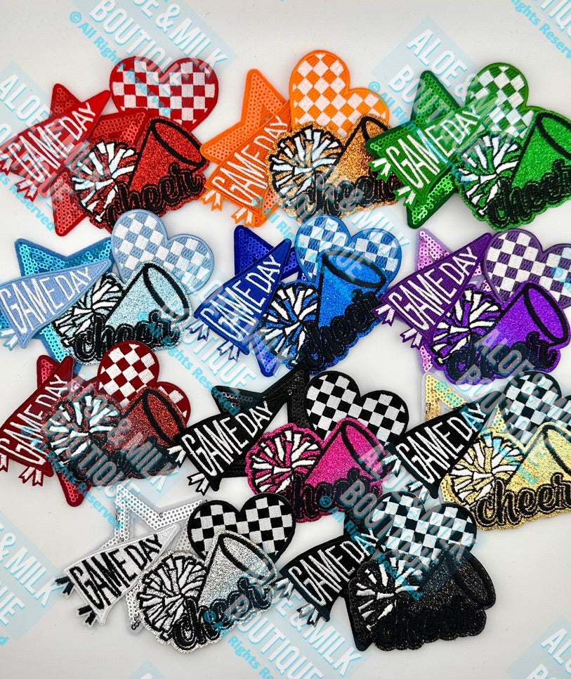 Cheer Glitter megaphone/pom