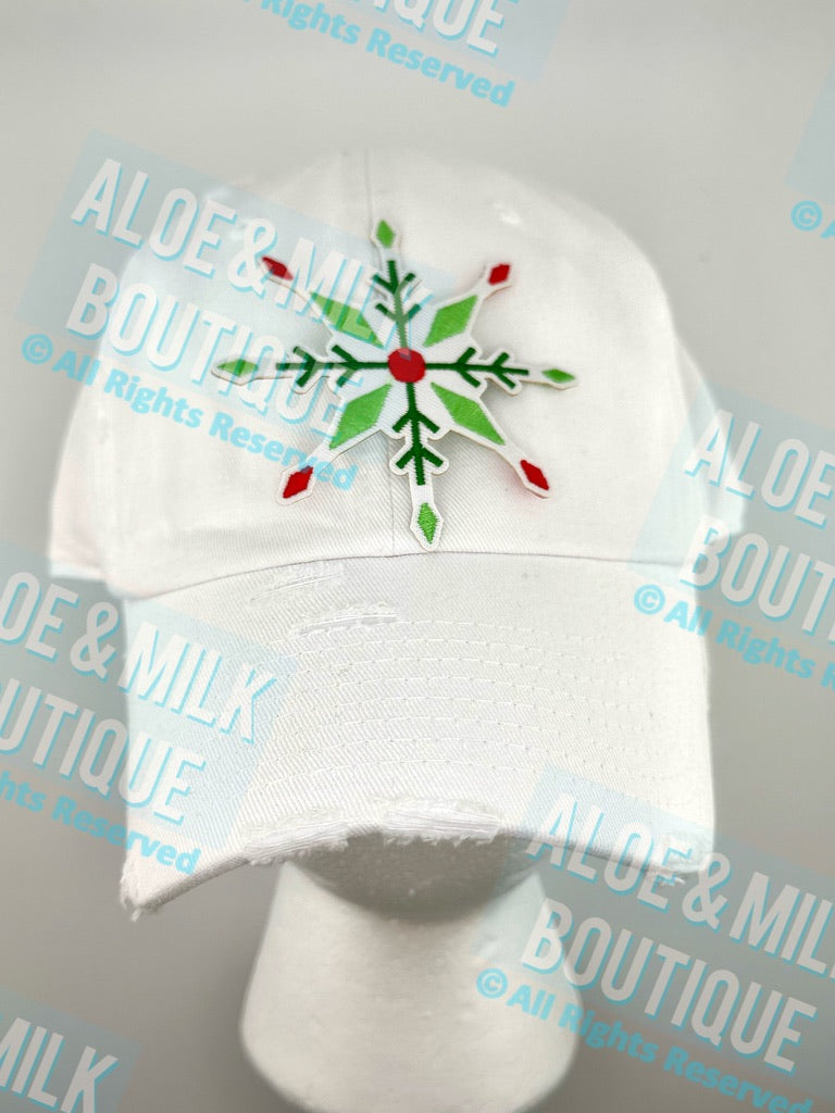 Christmas Snowflake Green/Red