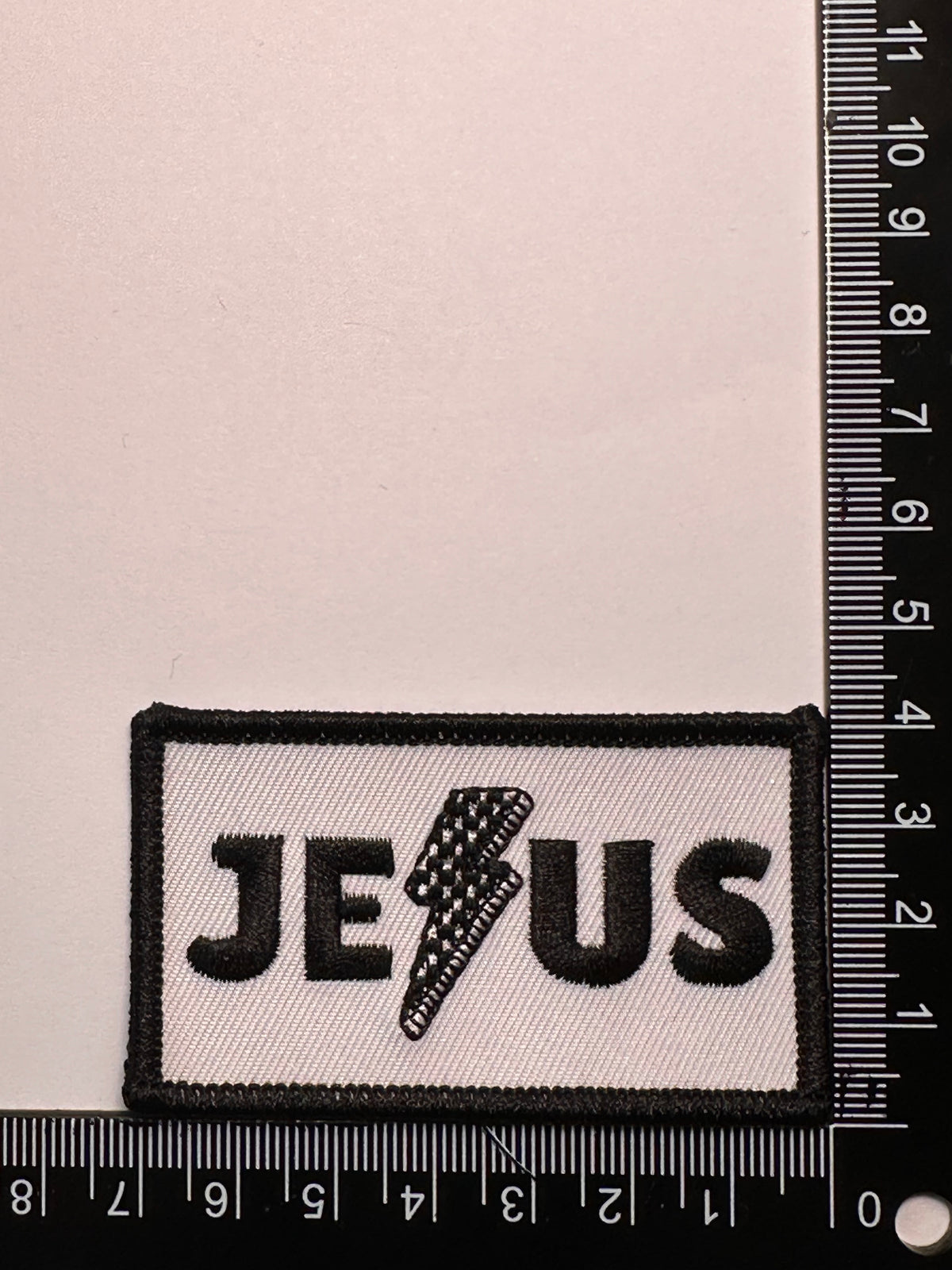 Jesus Lightning Bolt Patch
