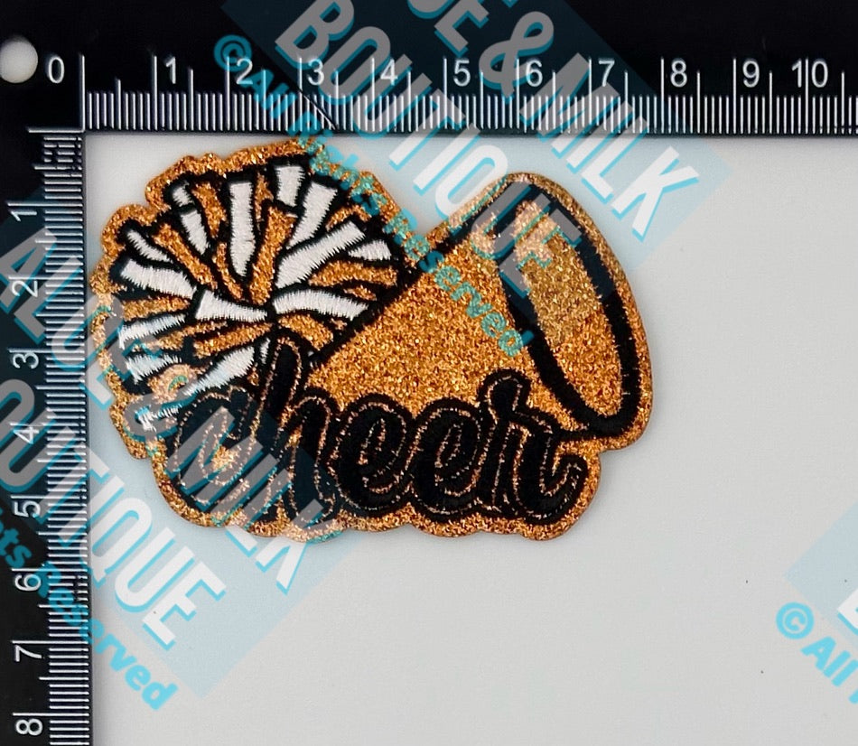Cheer Glitter megaphone/pom
