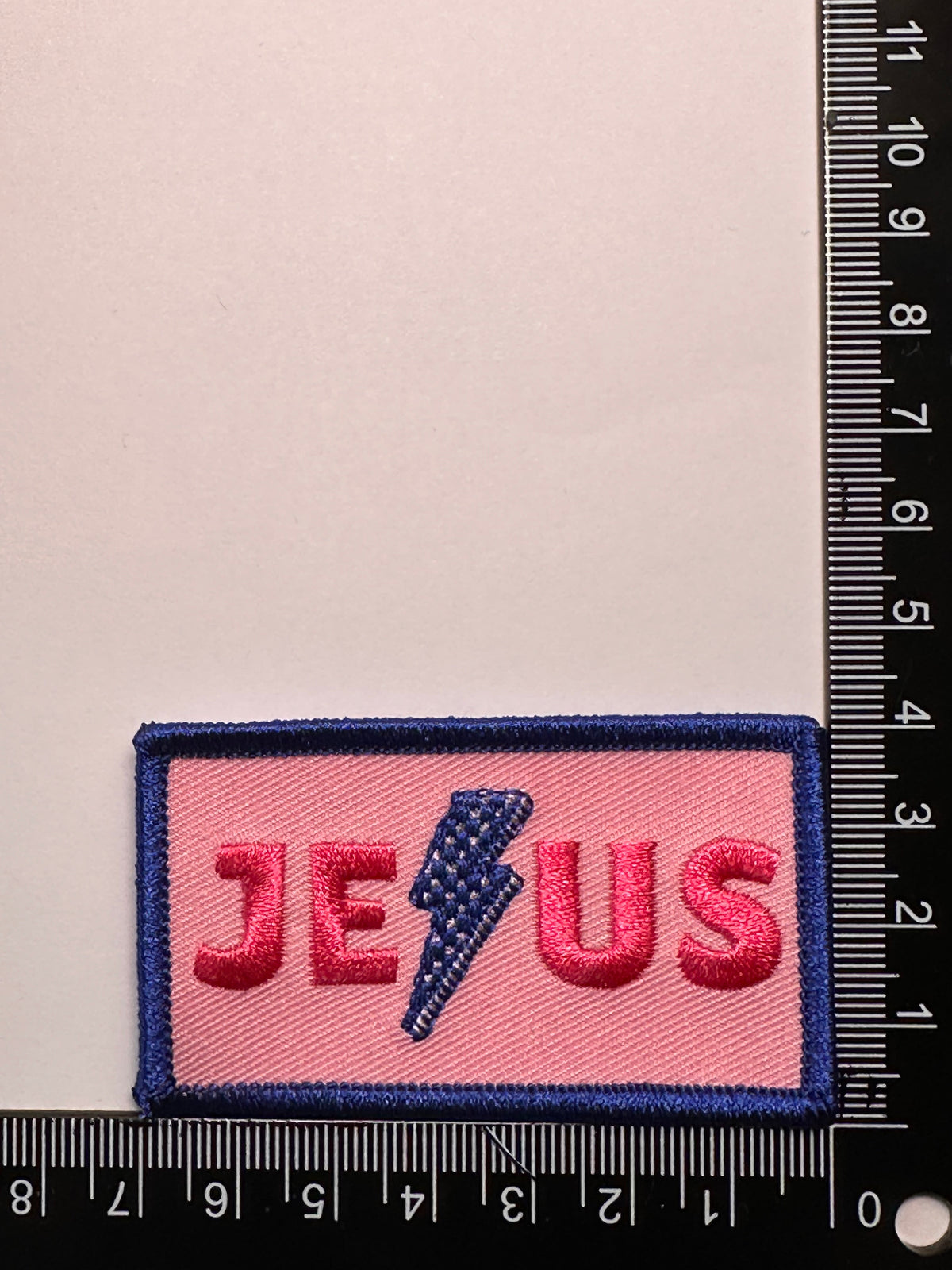Jesus Lightning Bolt Patch