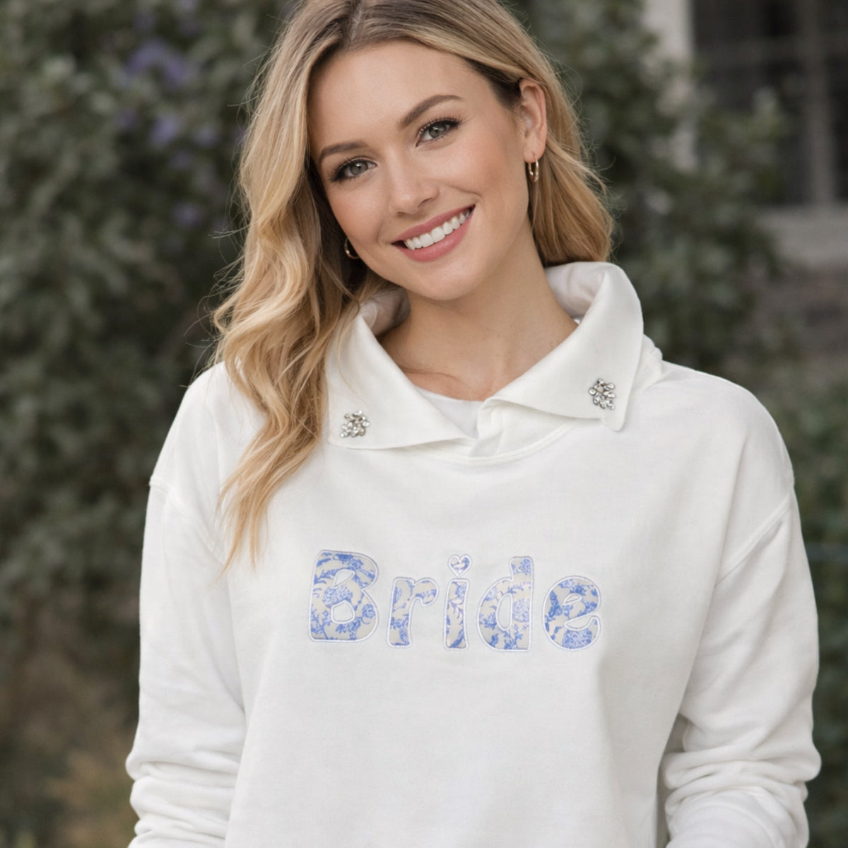 Bride Applique Sweatshirt
