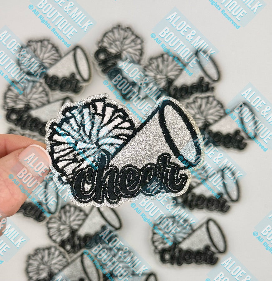 Cheer Glitter megaphone/pom