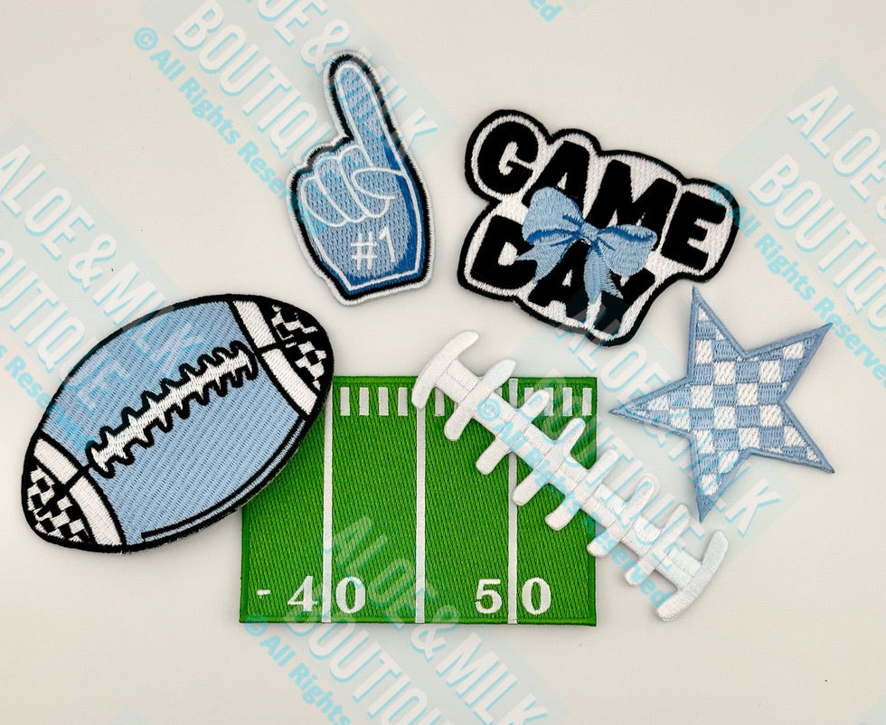 50 Yard Line Football Patch
