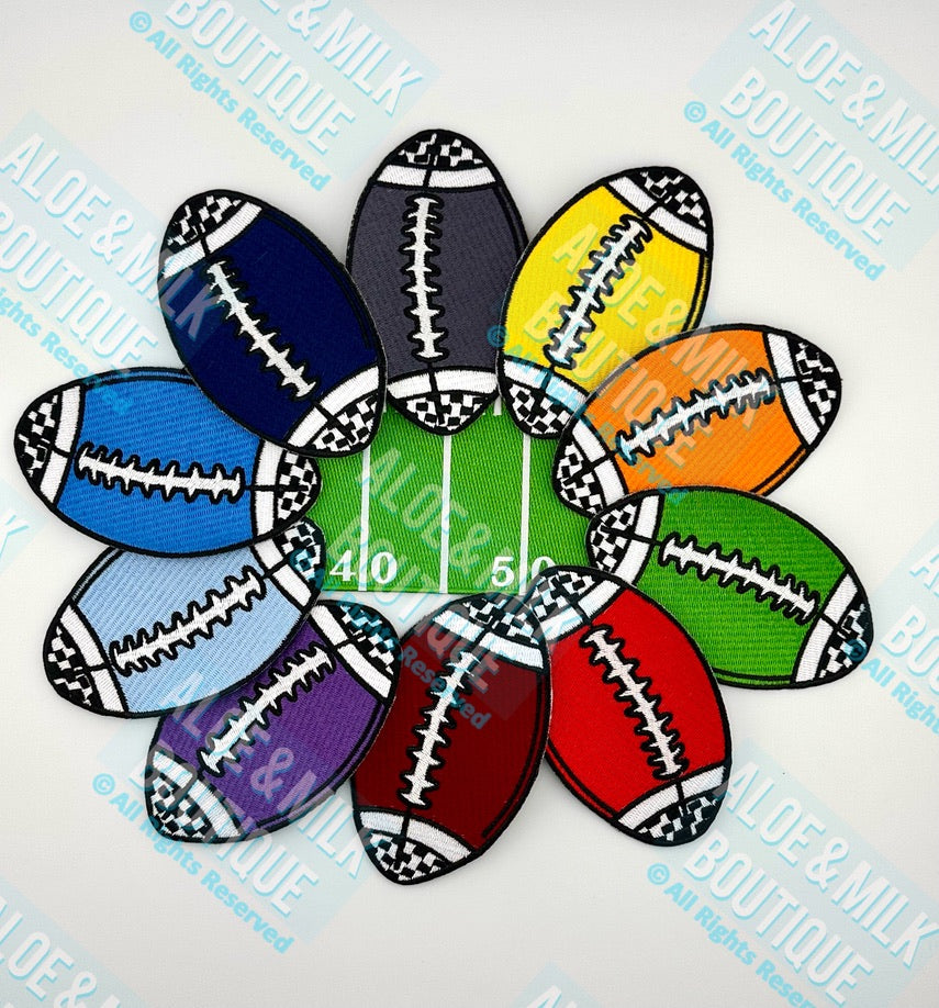 Football Team Color Embroidered Patch