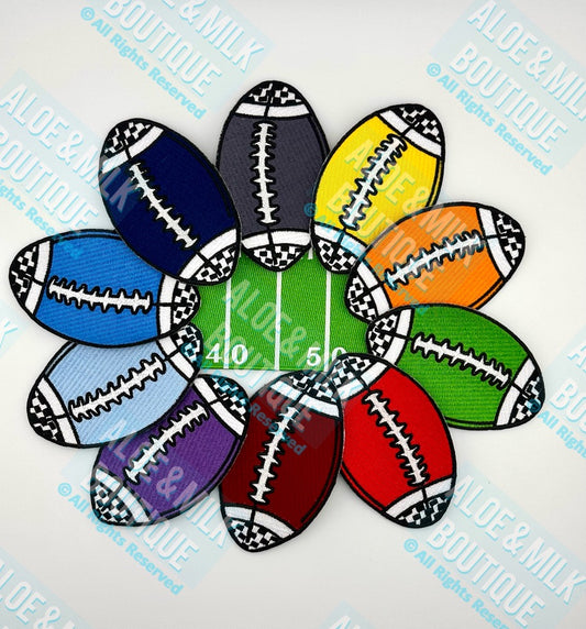 Football Team Color Embroidered Patch