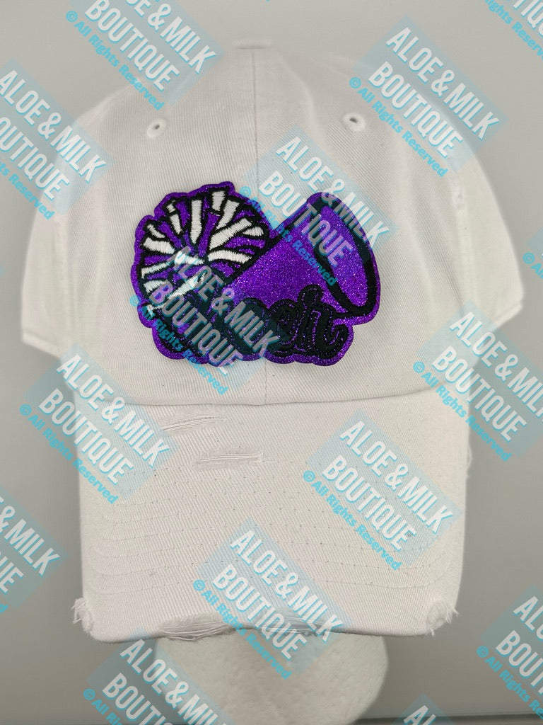 Cheer Glitter megaphone/pom