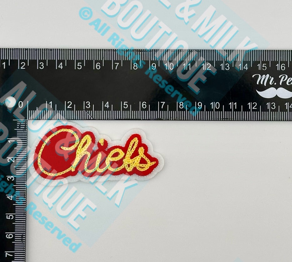 Chainstitch Chiefs Patch, gameday, Chiefs