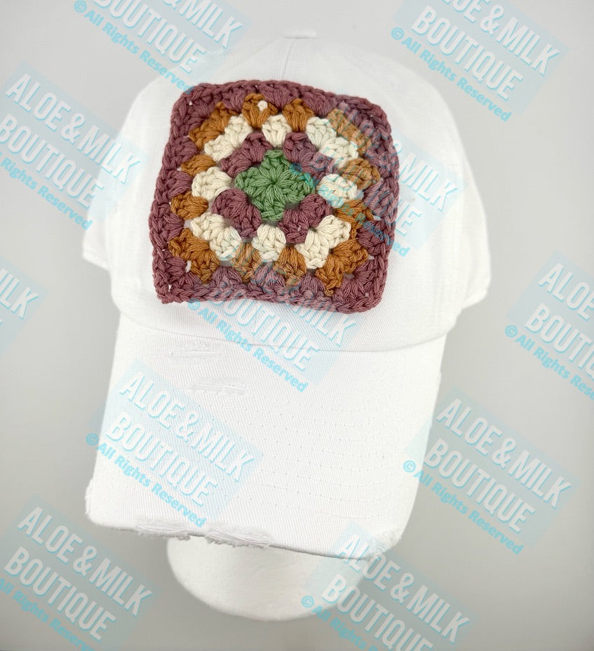 Granny Squares Crochet Earth Tones