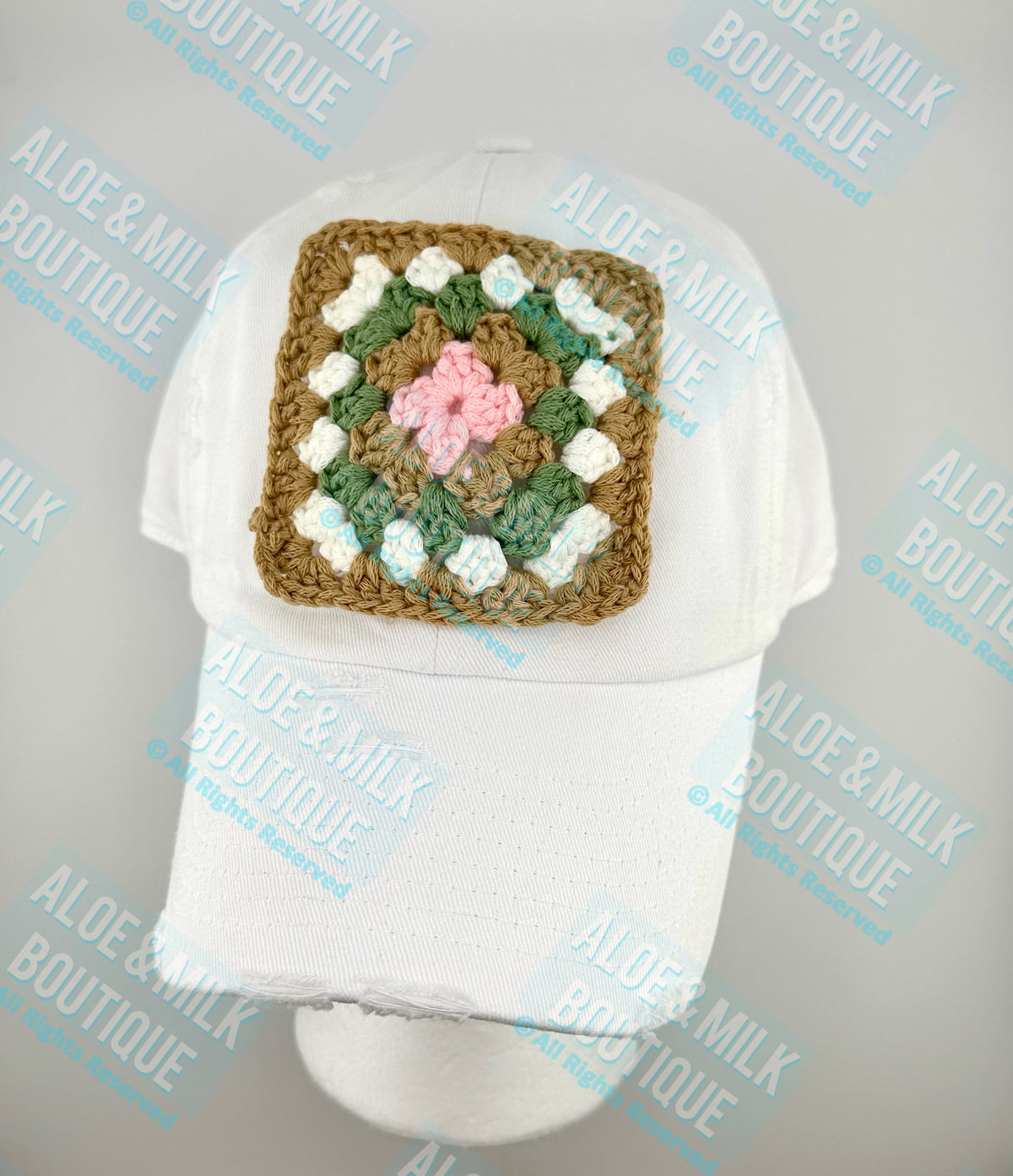 Granny Squares Crochet Earth Tones