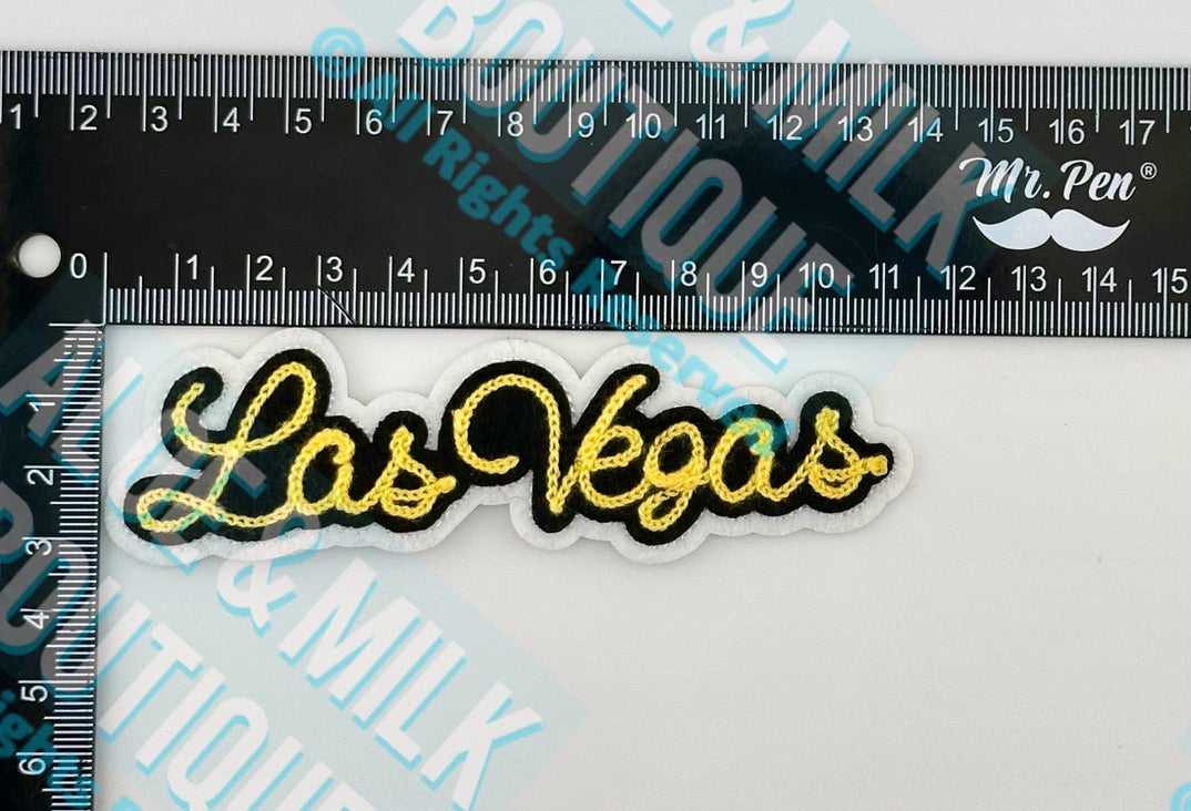 Chainstitch Las Vegas Patch, game day, Vegas, Hockey, Casino