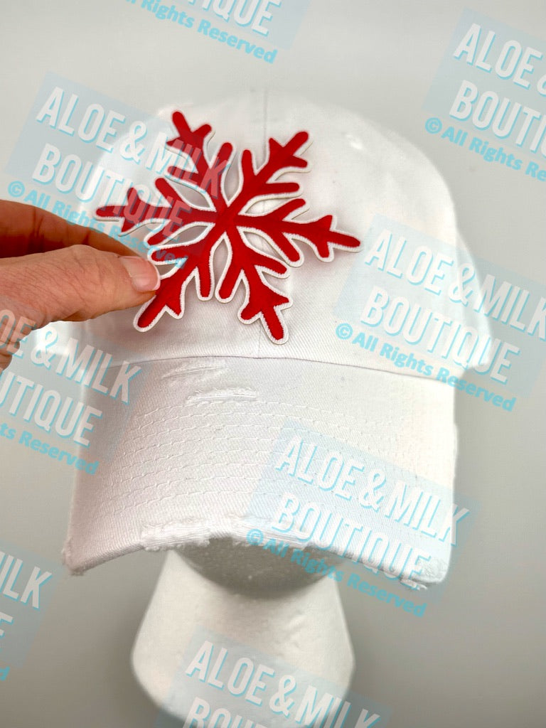 Christmas Snowflake Red