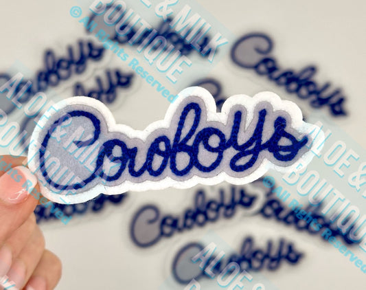 Chainstitch Cowboys Patch, Cowboys, football, game day