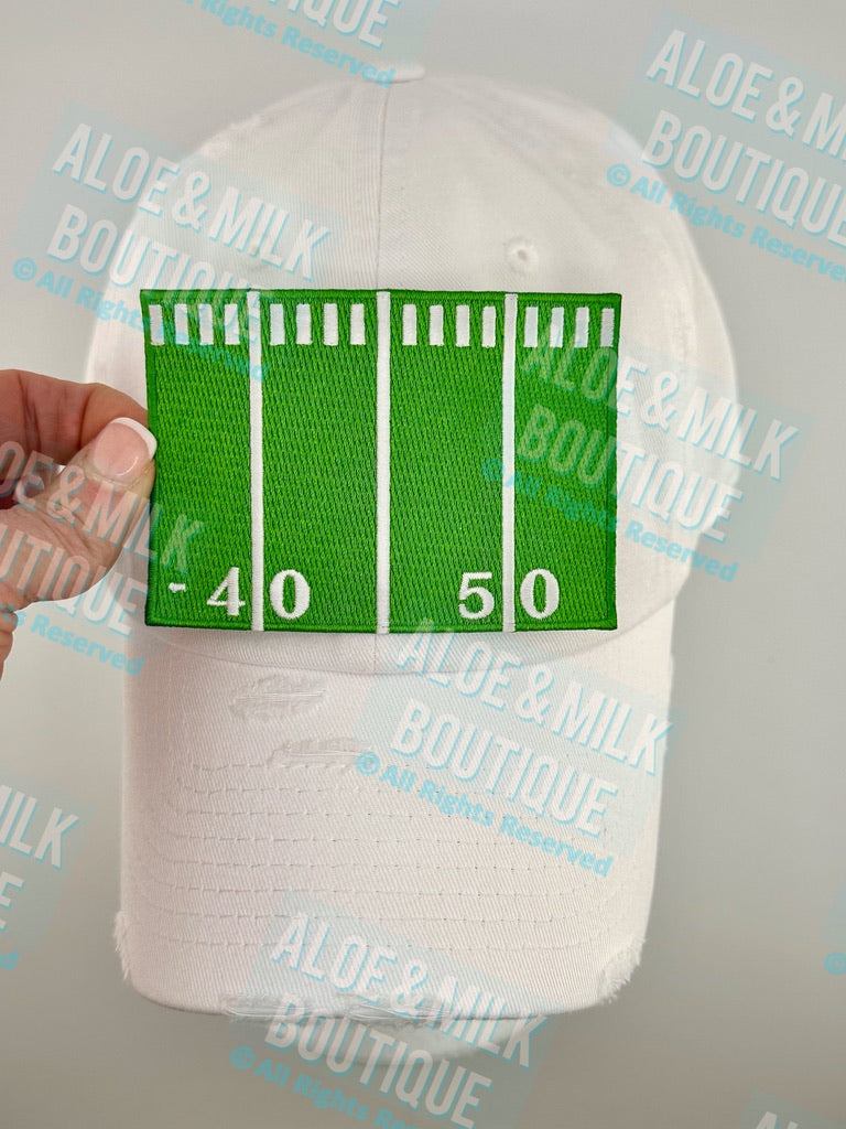 50 Yard Line Football Patch