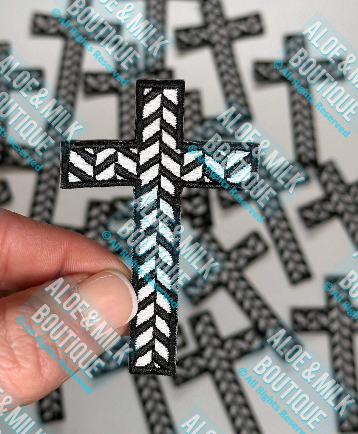 Cross Chevron Patch