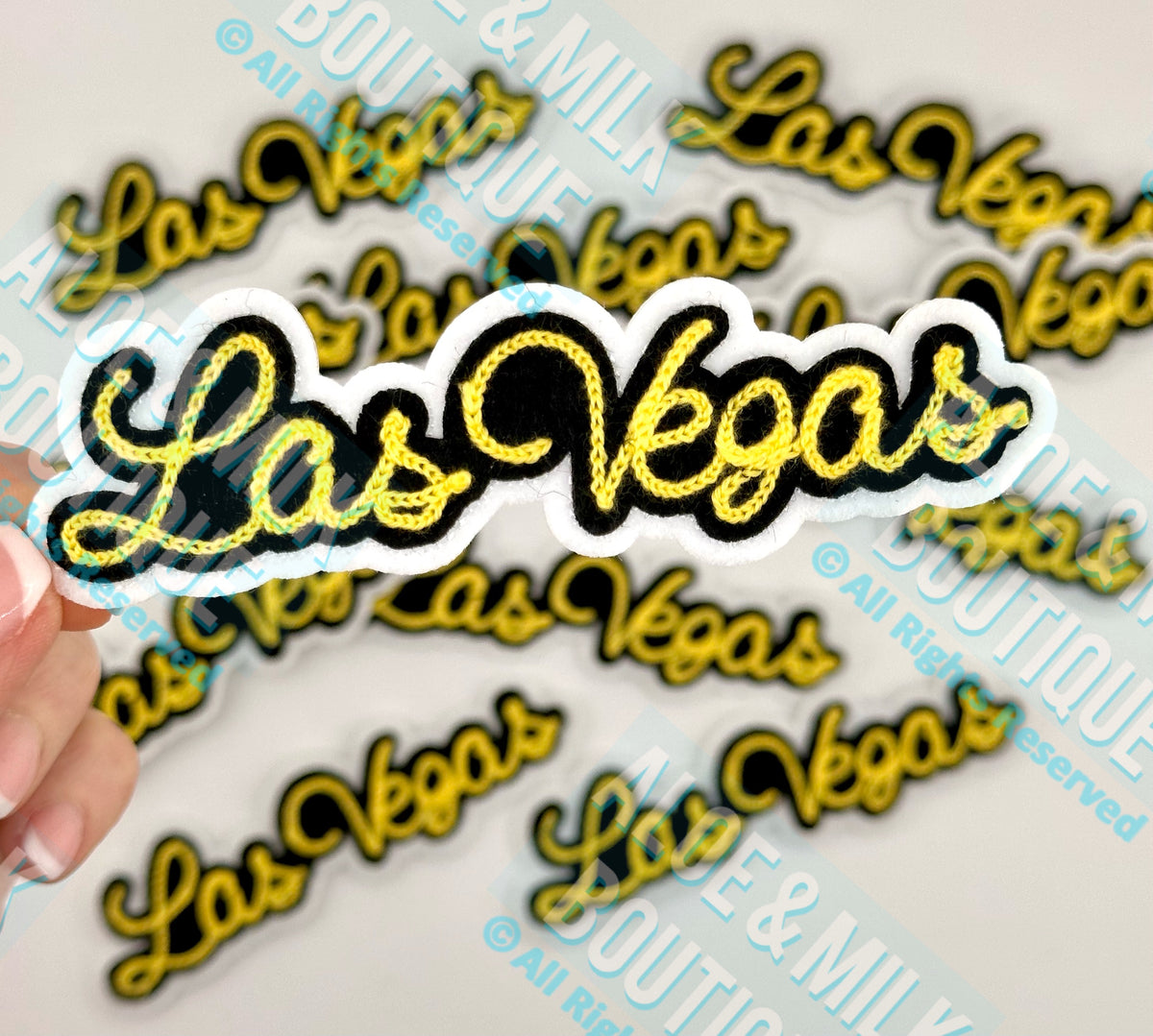 Chainstitch Las Vegas Patch, game day, Vegas, Hockey, Casino