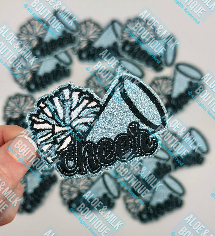 Cheer Glitter megaphone/pom