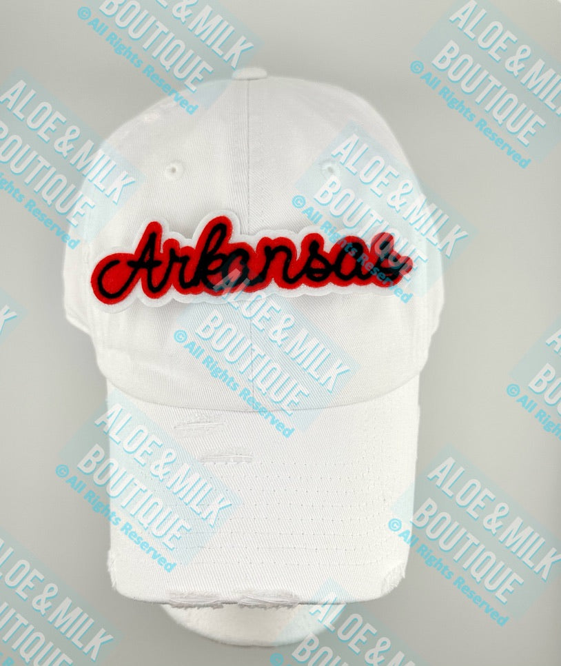 Chainstitch Arkansas, Razorbacks, Football, Game Day