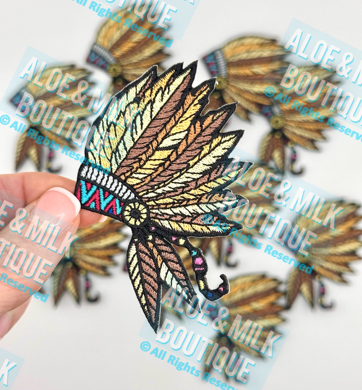 Chief Headdress Patch
