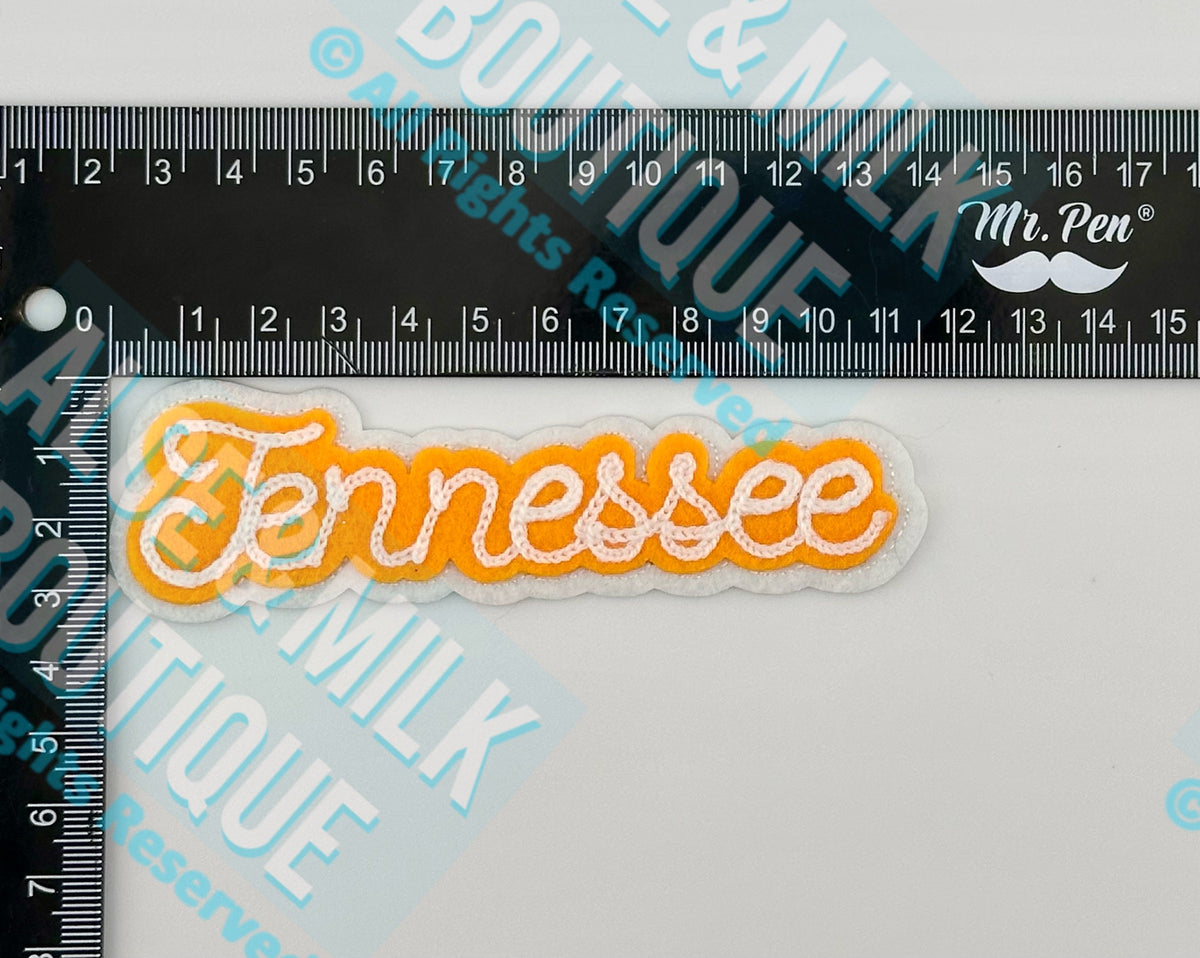 Chainstitch Tennessee Patch, Football, Game Day