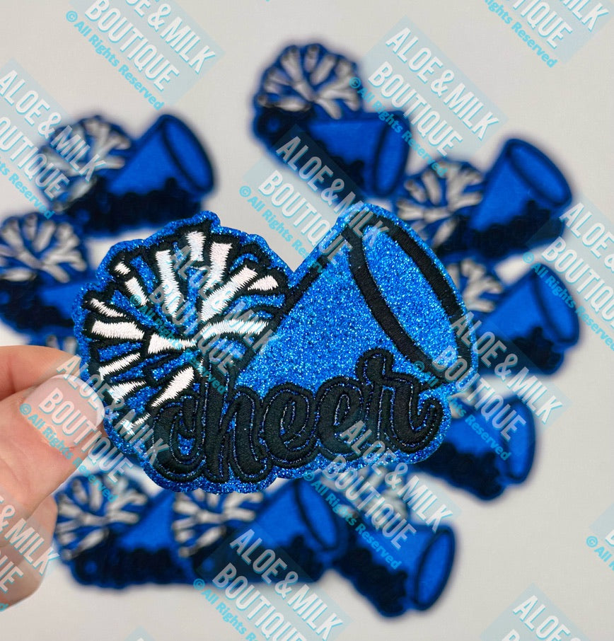 Cheer Glitter megaphone/pom