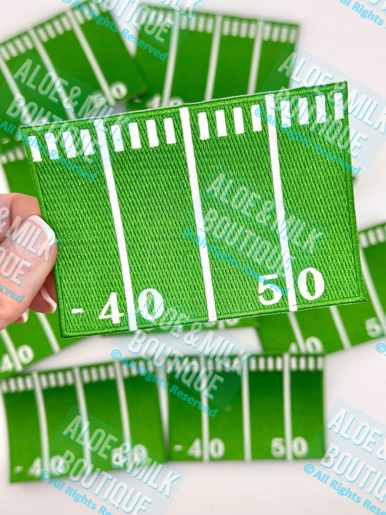 50 Yard Line Football Patch