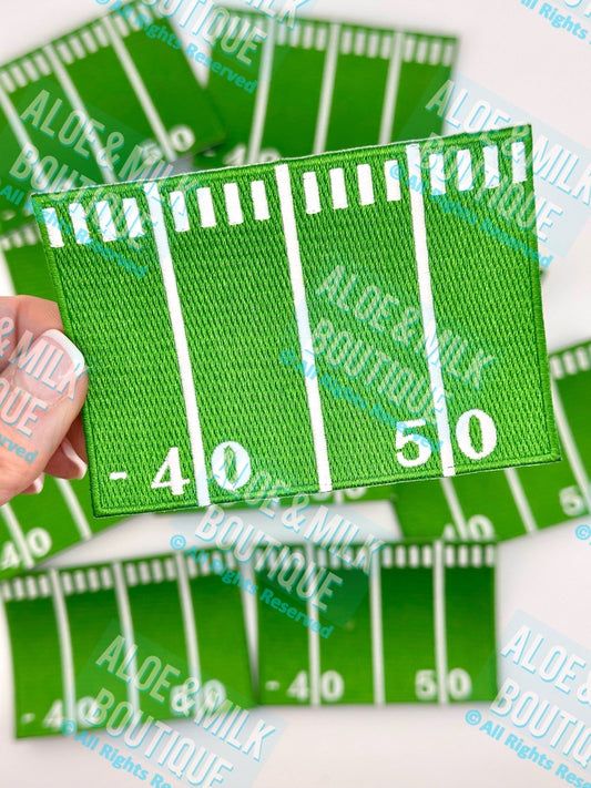 50 Yard Line Football Patch