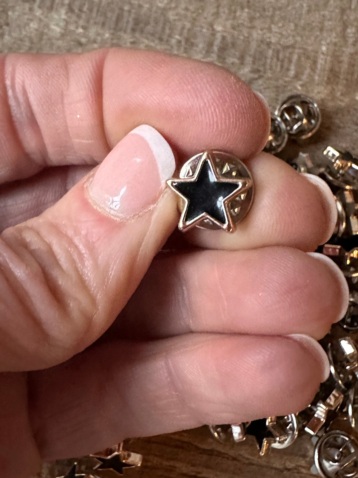 Black Star Hat Pin