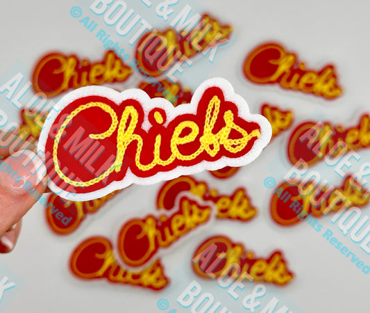 Chainstitch Chiefs Patch, gameday, Chiefs