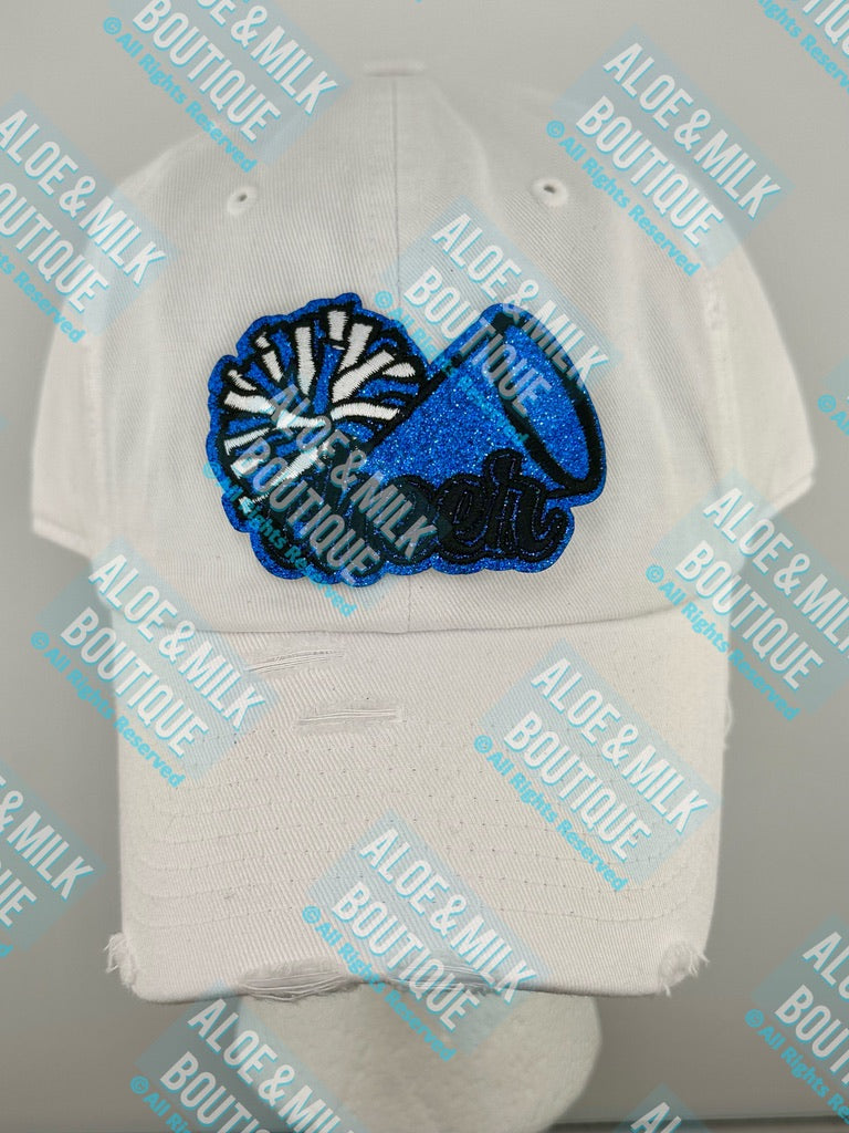 Cheer Glitter megaphone/pom