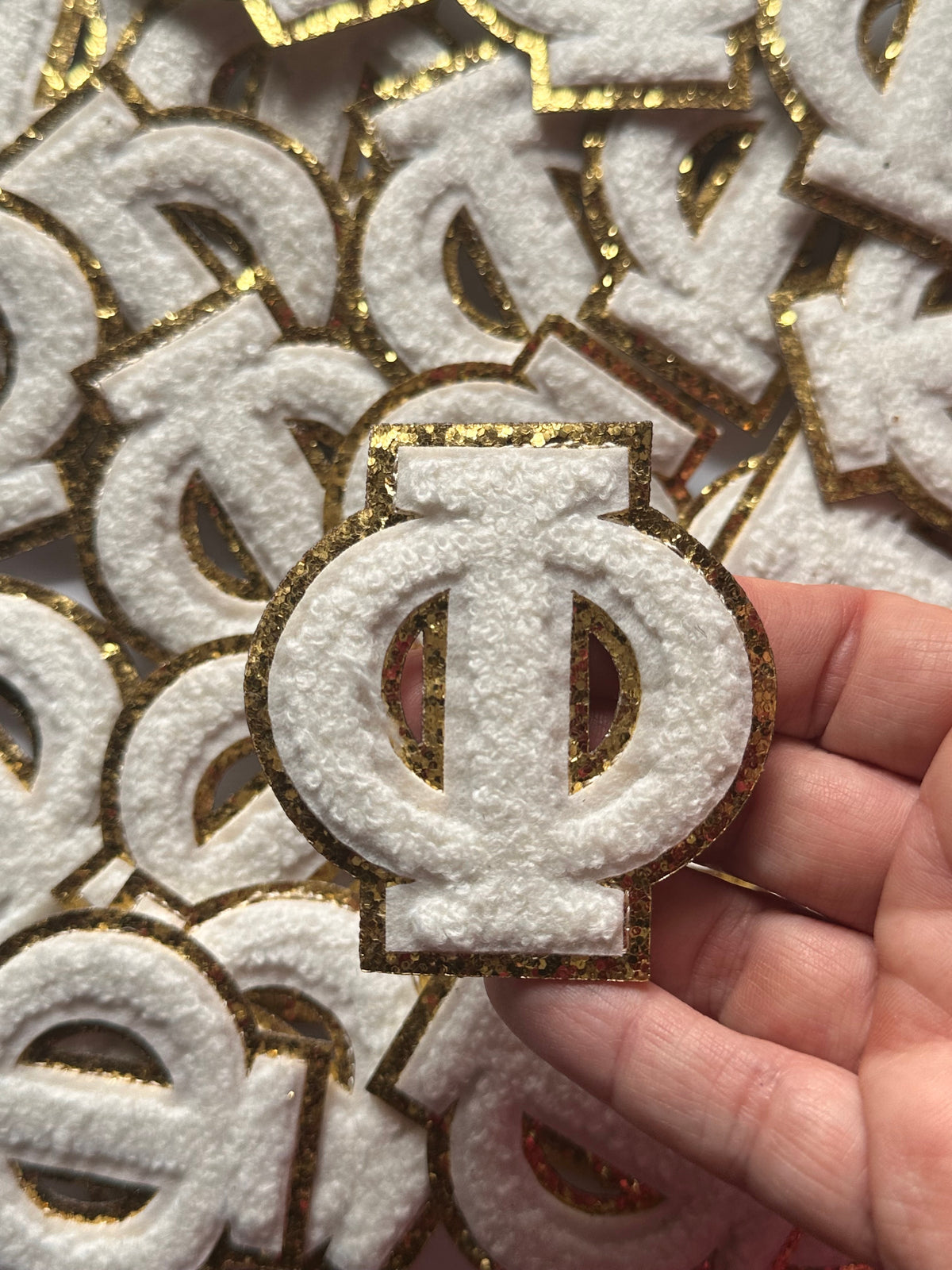 Greek Phi Alphabet Patch