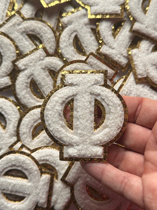 Greek Phi Alphabet Patch