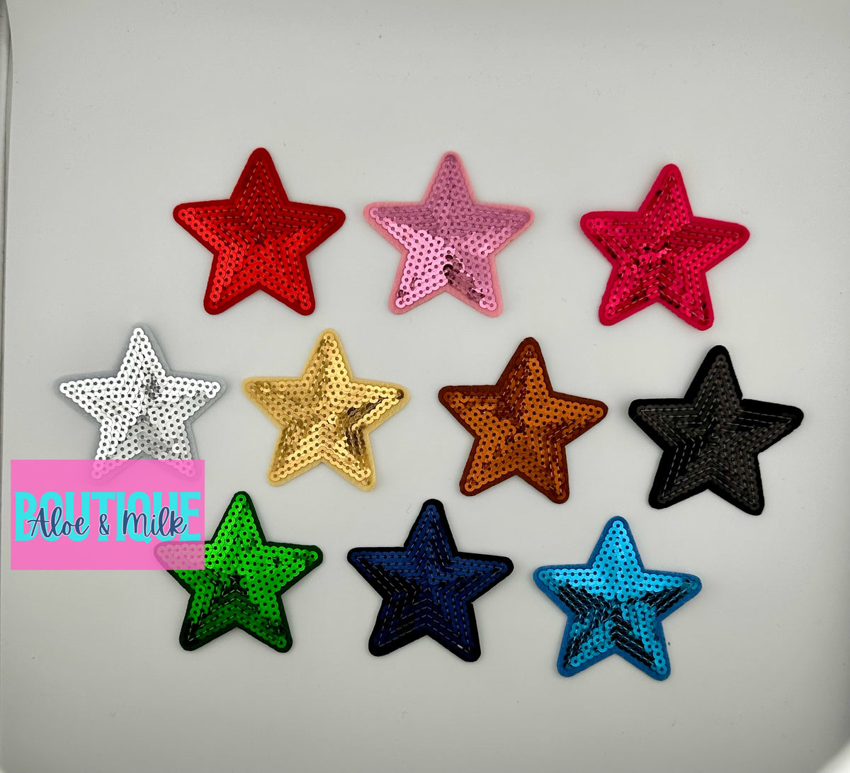 Sequin Star Small and Medium