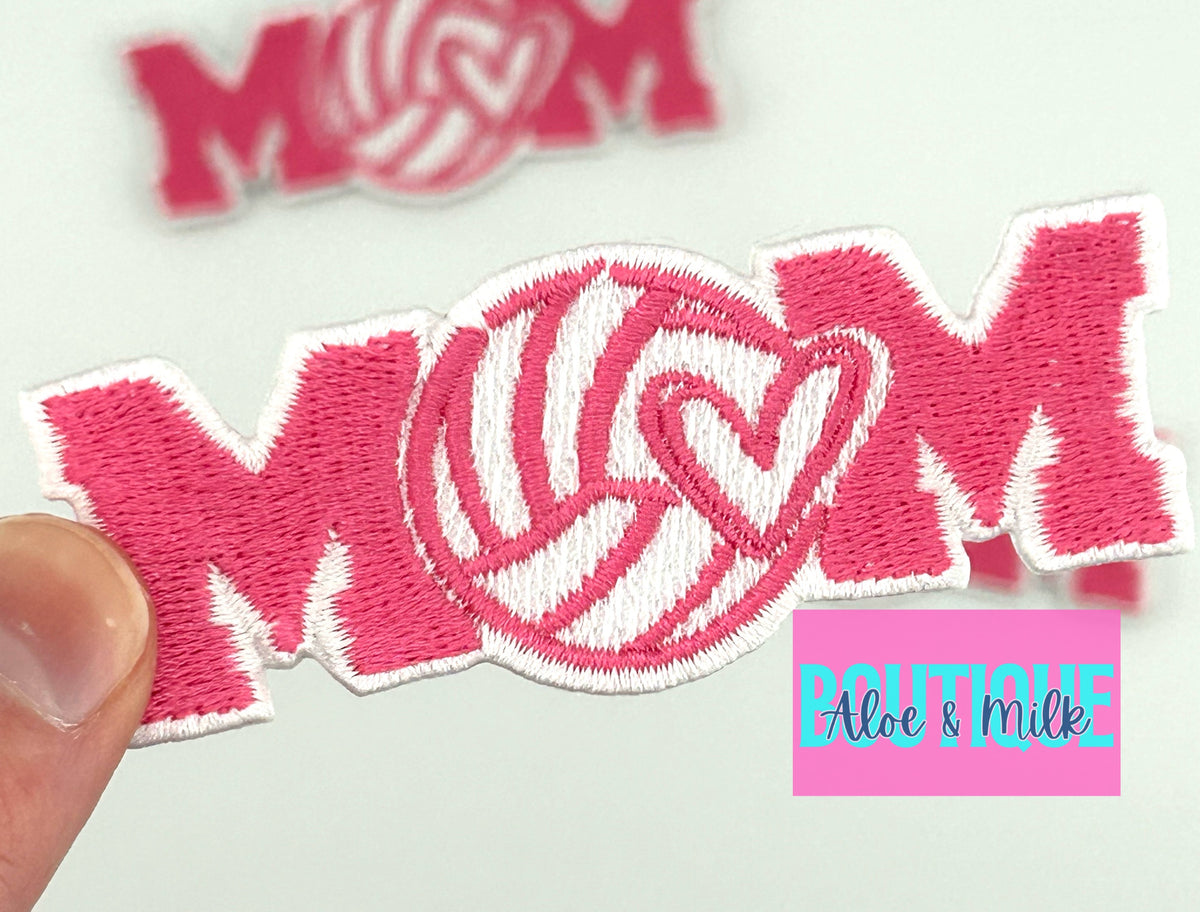 Volleyball Mom Patch, volleyball patches, mom patch, team patches, game day patches