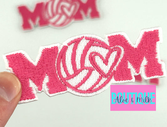 Volleyball Mom Patch, volleyball patches, mom patch, team patches, game day patches