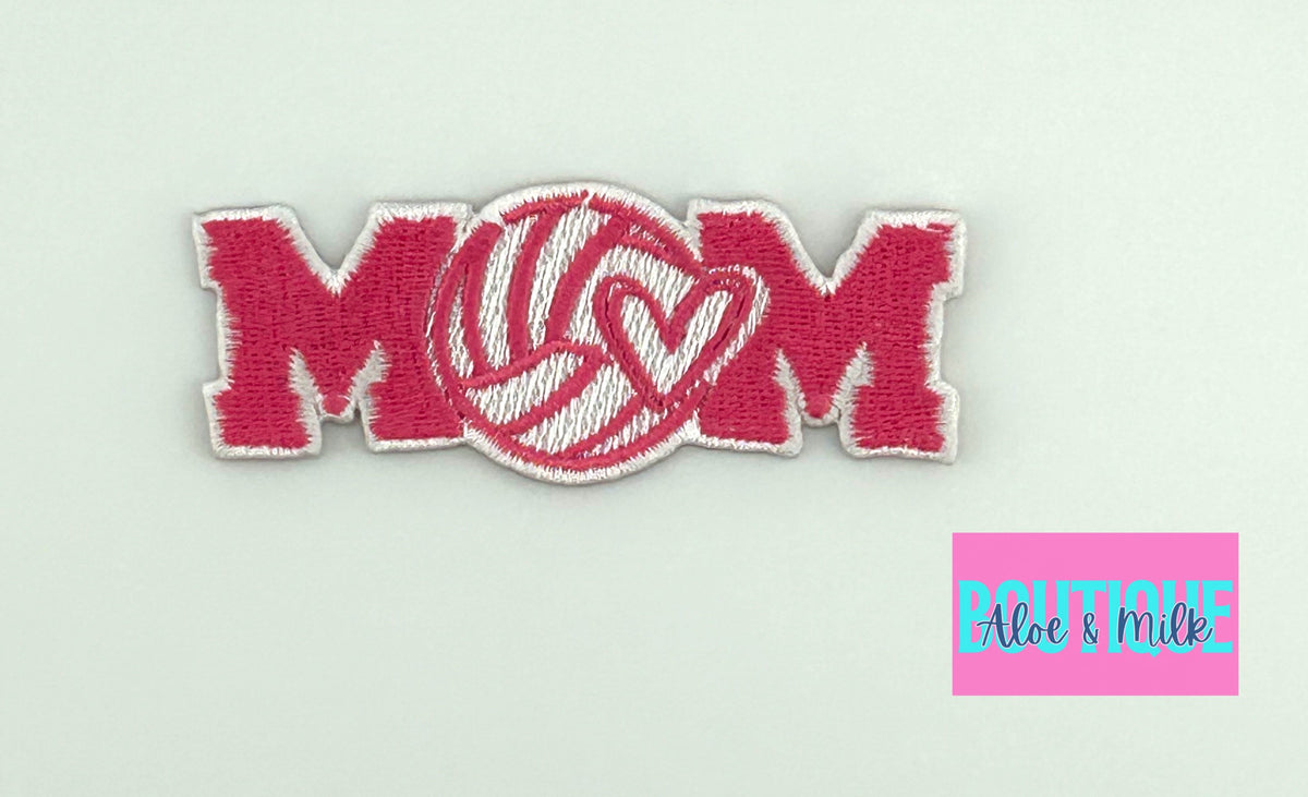 Volleyball Mom Patch, volleyball patches, mom patch, team patches, game day patches