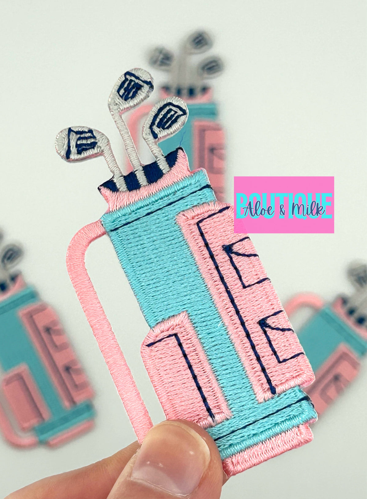 Golf Clubs Patch, Golf Bag