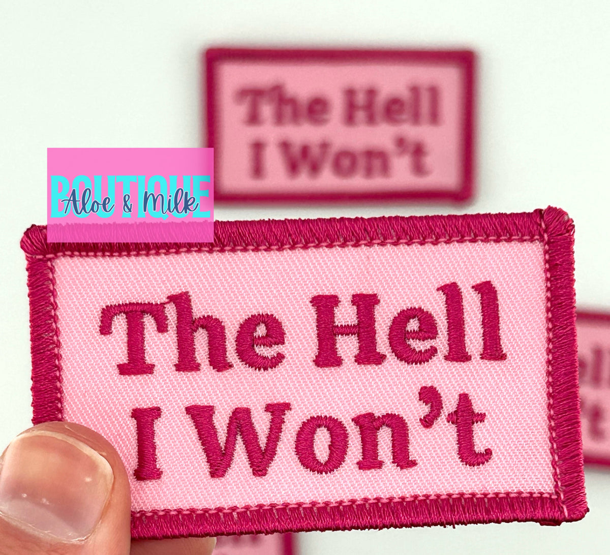 The Hell I Wont John Wayne Patch, John Wayne patches, The hell I won't patch