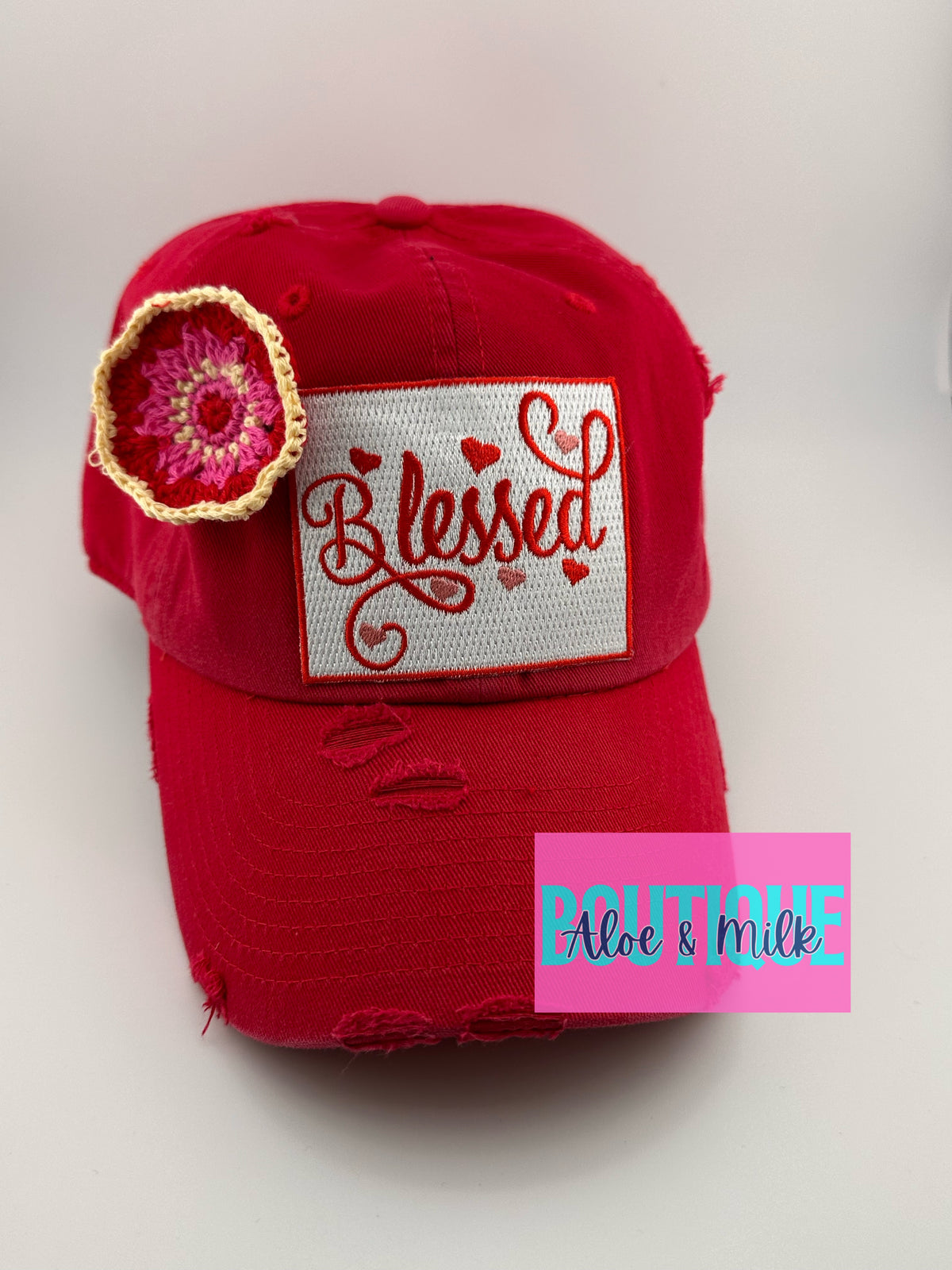 Crochet Flower Pin